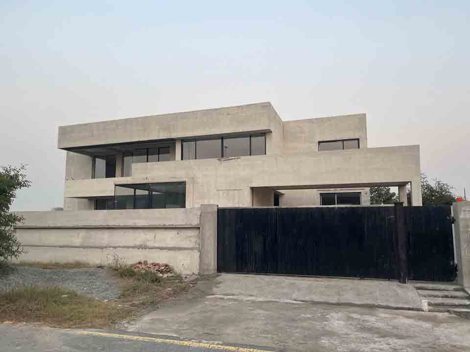 House construction project in Lahore - exterior view