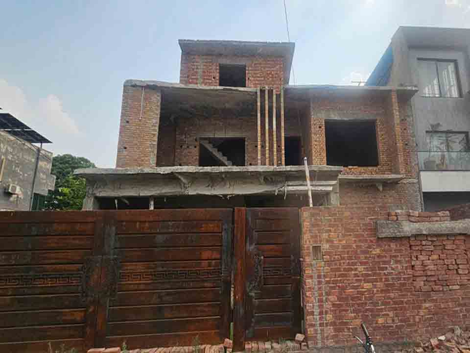 House construction project in Lahore - finishing view